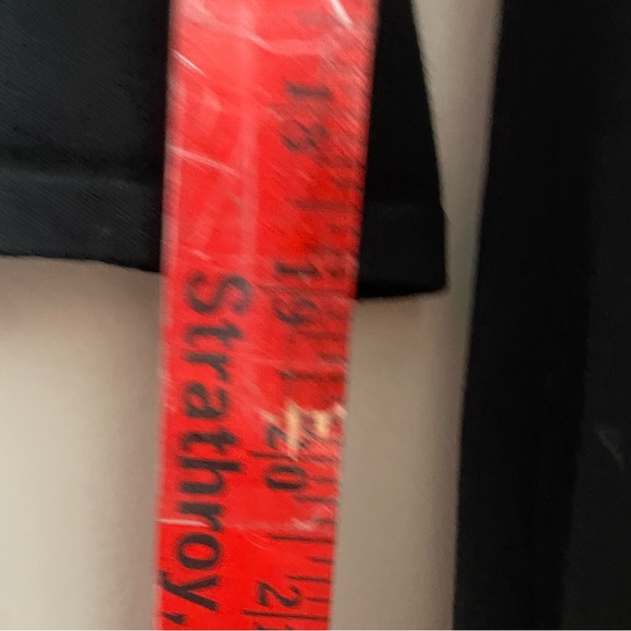 Vintage 90s Dalia Black Mandarin Collar Sweater w Red Trim Details & Bell Sleeve - Picture 16 of 16